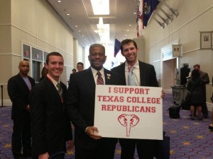 Brad Head (left) with Col. Allen West (center)