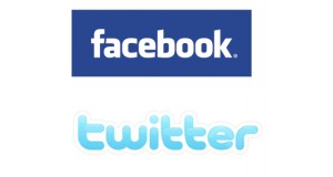 Facebook and Twitter